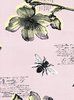 Wachstuch Decke M19053 Blumen Biene eckig