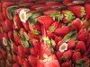 Wachstuch Tischdecke K740 Fotodruck Erdbeeren eckig