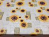 Wachstuch Tischdecke Meterware C144401 Sonnenblumen Sunflowers rund