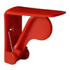 Tischklammer Tischtuchklammer rot Kunststoff Tischdeckenhalter