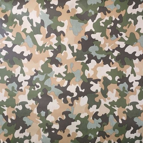 Wachstuch Tischdecke Meterware Camouflage Army grün K86A eckig rund oval