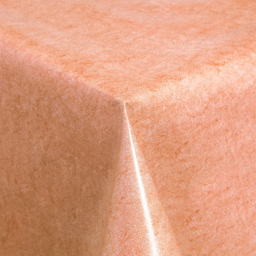 Wachstuch Rolle 140 cm Breite 01225-03 marmoriert orange terra Rollenware Tischdecke