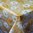 Wachstuch Tischdecke Meterware Margerite beige 01110-04 eckig rund oval