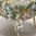 Wachstuch Tischdecke 06244-01 Hibiskus Blüten Dschungel auf creme nach Maß eckig rund oval