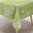 Wachstuch Tischdecke geprägt Frühling Margerite hellgrün KE37020 eckig rund oval
